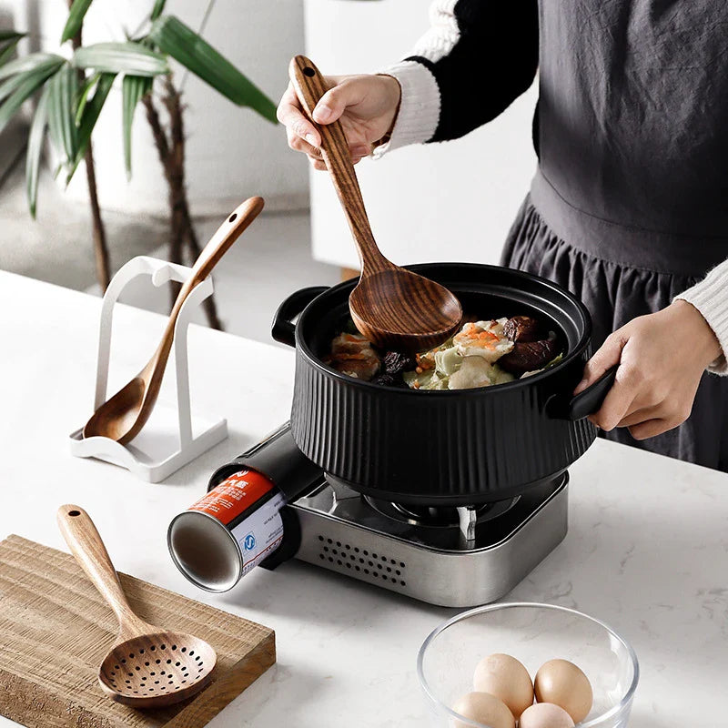 🪵 Cooking Utensil - Natural Teakwood