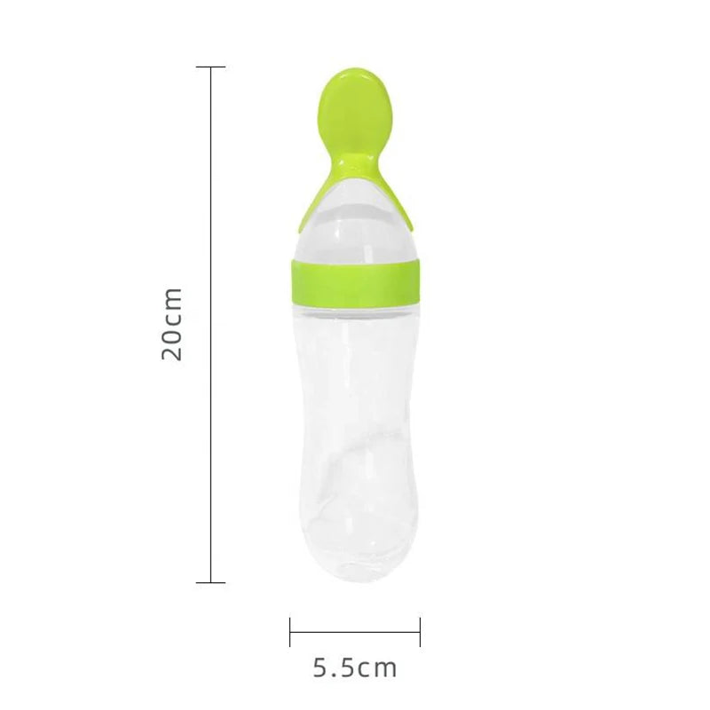 🍼 Baby Squeezing Feeding Bottle – Safe & Easy Feeding for Infants