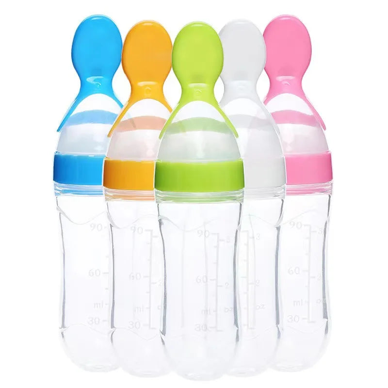 🍼 Baby Squeezing Feeding Bottle – Safe & Easy Feeding for Infants