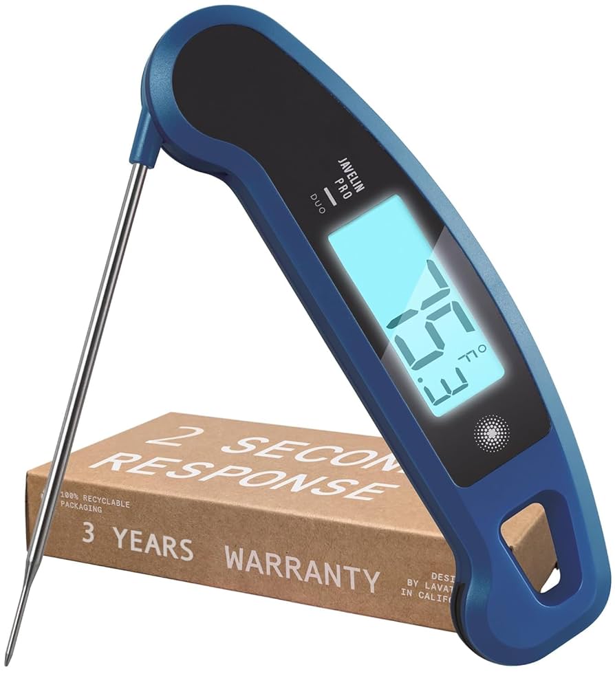 🍖 Professional Digital Meat Thermometer – Instant Read & Waterproof