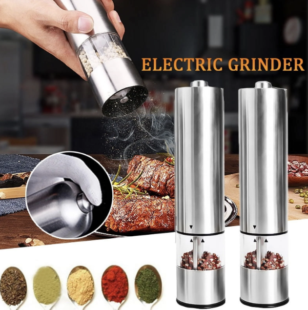Electric Pepper Grinder (Salt/Spice Mill)