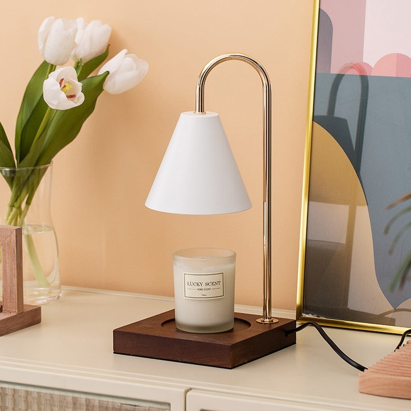 Wooden Aroma Lamp Wax Melt 🌸