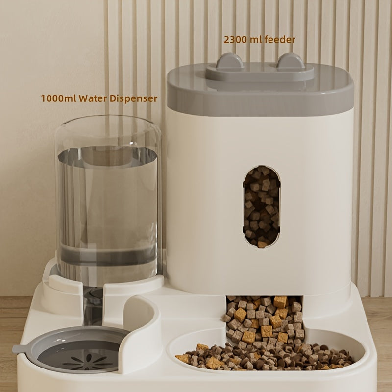 🐾 Universal Pet Feeder & Water Station – No Battery
