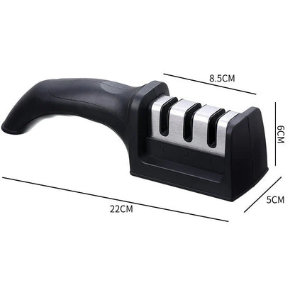🔪 3 Stages Multi-function Handheld Kitchen Knife Sharpener.