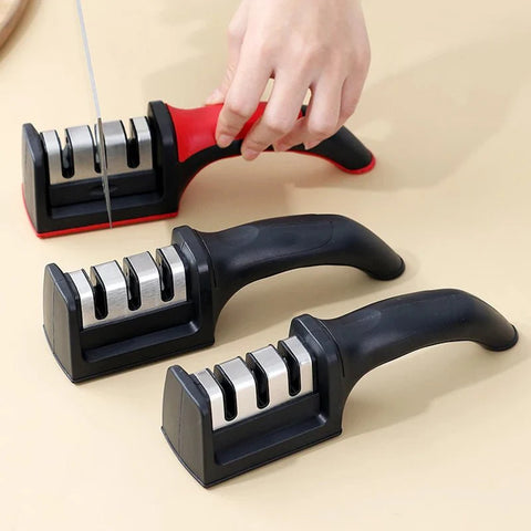 3 Stages Multi-function Handheld Kitchen Knife Sharpener.