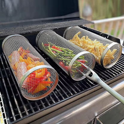 🔥Grilling Basket Wire Mesh Cylinder
