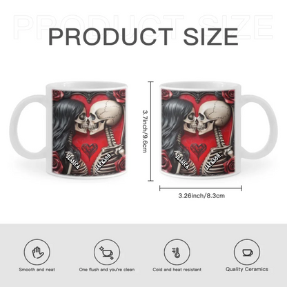 ☕❤️ Personalized Eternal Love Mug - Customized Couple Cup Gift for Partners