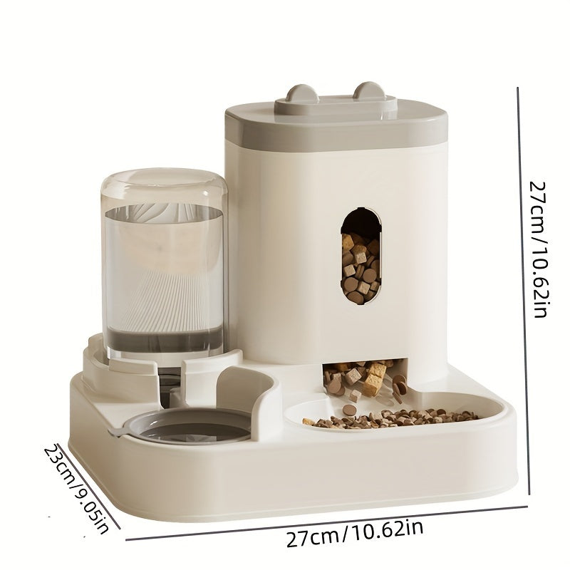 🐾 Universal Pet Feeder & Water Station – No Battery