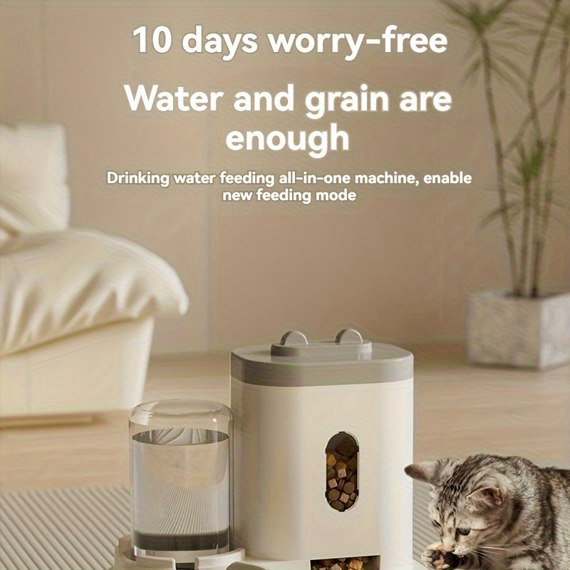 🐾 Universal Pet Feeder & Water Station – No Battery