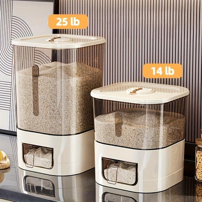 🍚 Large capacity & space-saving design
