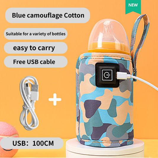 🍼 USB Baby Bottle Warmer – 3-Speed Travel Heater