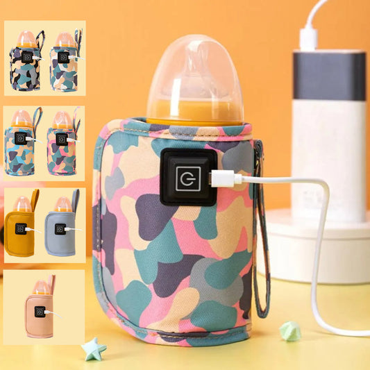 🍼 USB Baby Bottle Warmer – 3-Speed Travel Heater
