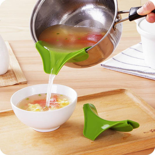 🫗 Kitchen utensils, pouring spout, silicone slip-on pour spout