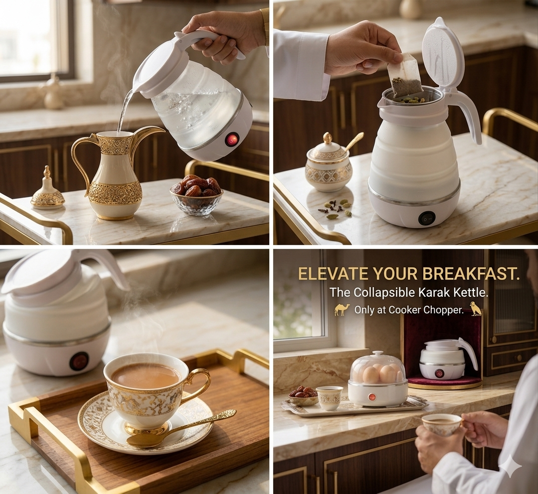 🔥 Foldable Electric Kettle