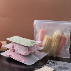 🥙 Reusable Silicone Food Bags – Leakproof & Zip-Seal