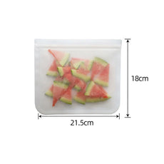 🥙 Reusable Silicone Food Bags – Leakproof & Zip-Seal
