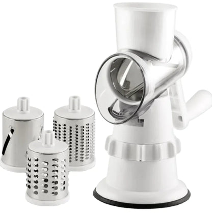 🥕 3-in-1 Multi-Function Vegetable Slicer – Slice, Shred, and Spiral with Ease