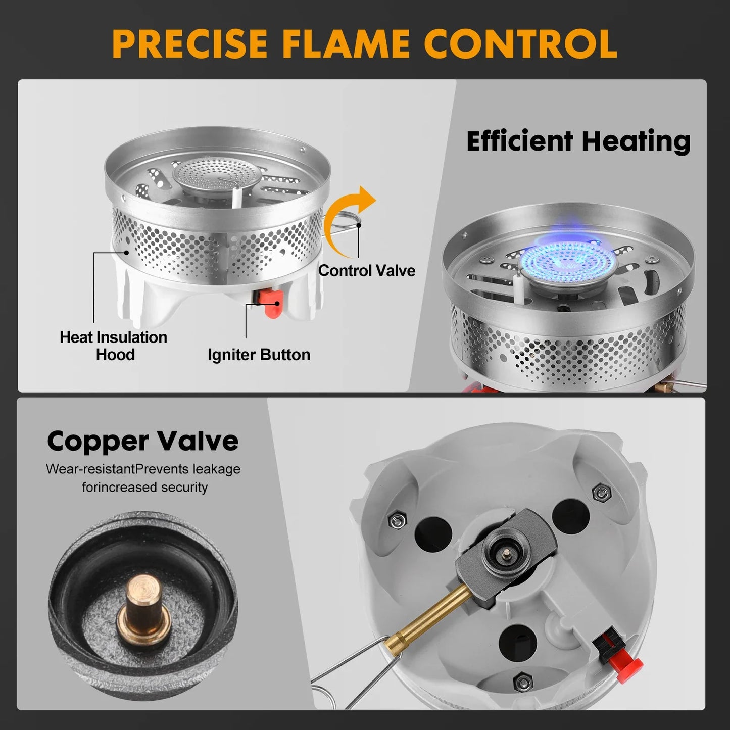 🌄 1.4L Backpacking Stove & Cooking Pot