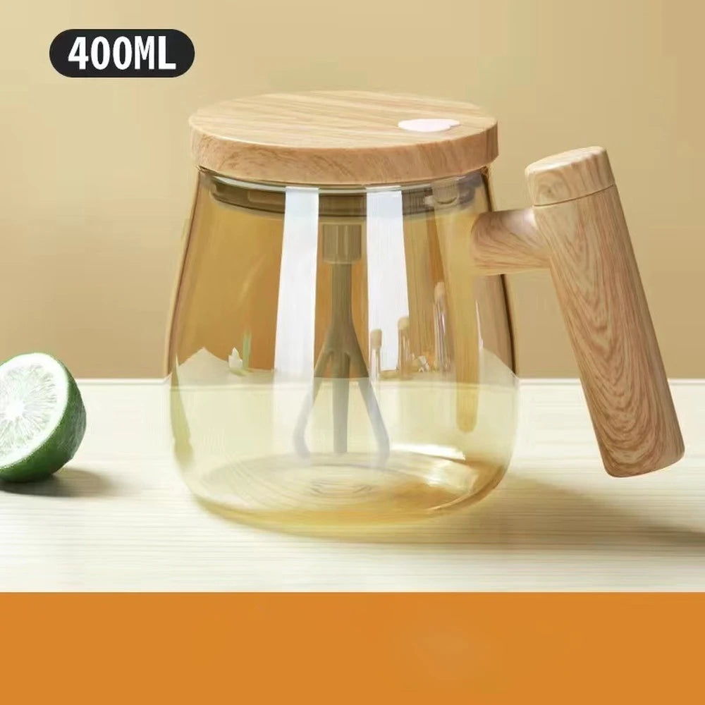🔋 400ML Self-Stirring Electric Coffee Mug