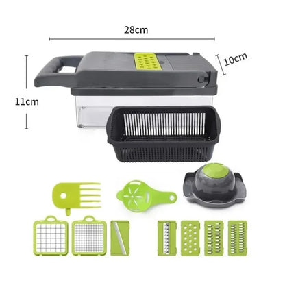 🥕 Multifunctional Vegetable Chopper Handle Food Grate