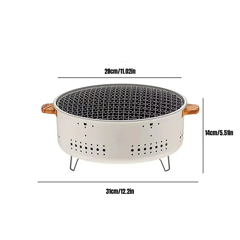 🔥 Portable Korean Charcoal BBQ Grill