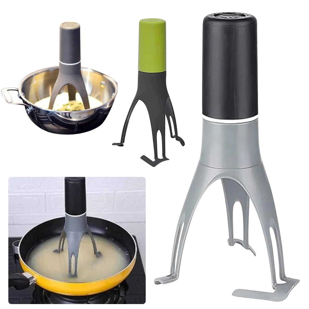 🥄 Triangle Pan Stirrer | Battery-Powered Kitchen Tool