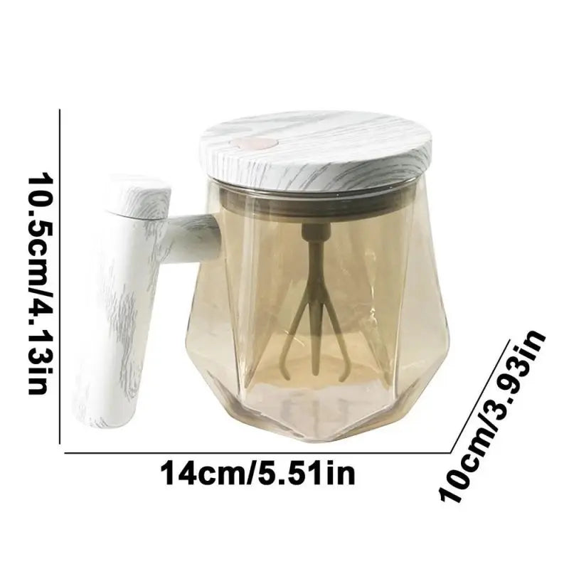 🔋 400ML Self-Stirring Electric Coffee Mug