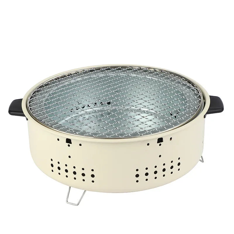 🔥 Portable Korean Charcoal BBQ Grill