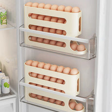 🥚 4-Layer Rolling Egg Storage Box