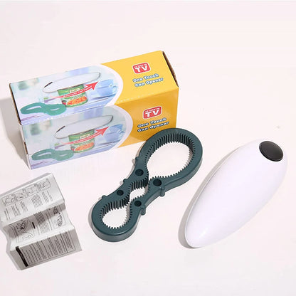 🥫 Battery-Operated Automatic Can Opener – Hands-Free Convenience