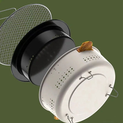 🔥 Portable Korean Charcoal BBQ Grill