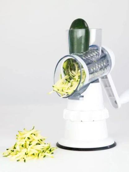 🥕 3-in-1 Multi-Function Vegetable Slicer – Slice, Shred, and Spiral with Ease