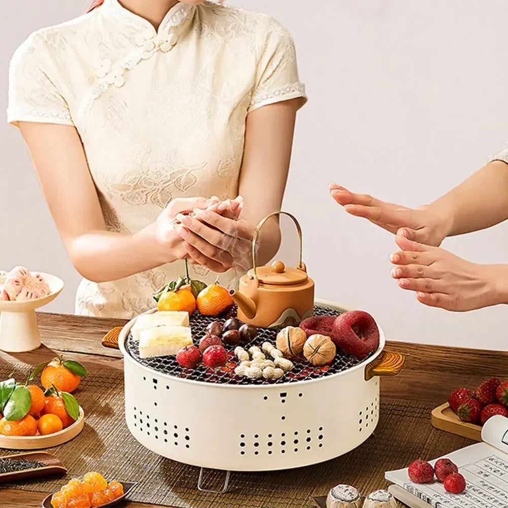 🔥 Portable Korean Charcoal BBQ Grill