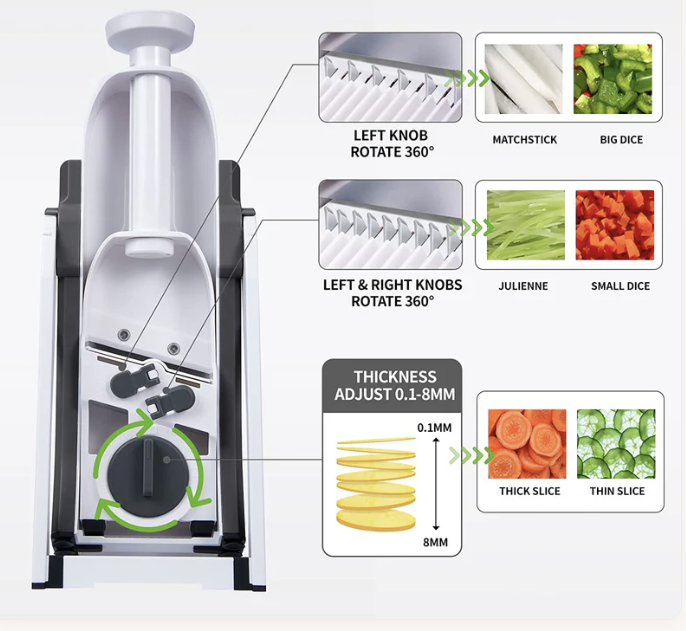 🔪 Manual Vegetable Cutter