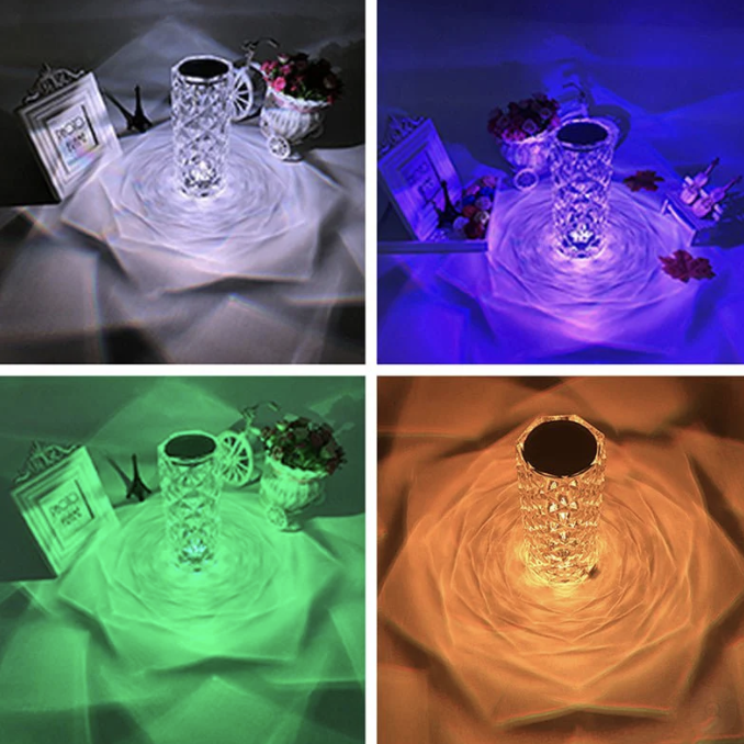 💎 LED Creative Crystal Table Lamp