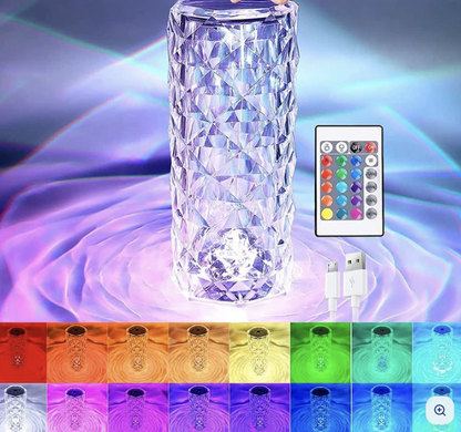 💎 LED Creative Crystal Table Lamp