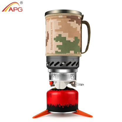 🌄 1.4L Backpacking Stove & Cooking Pot