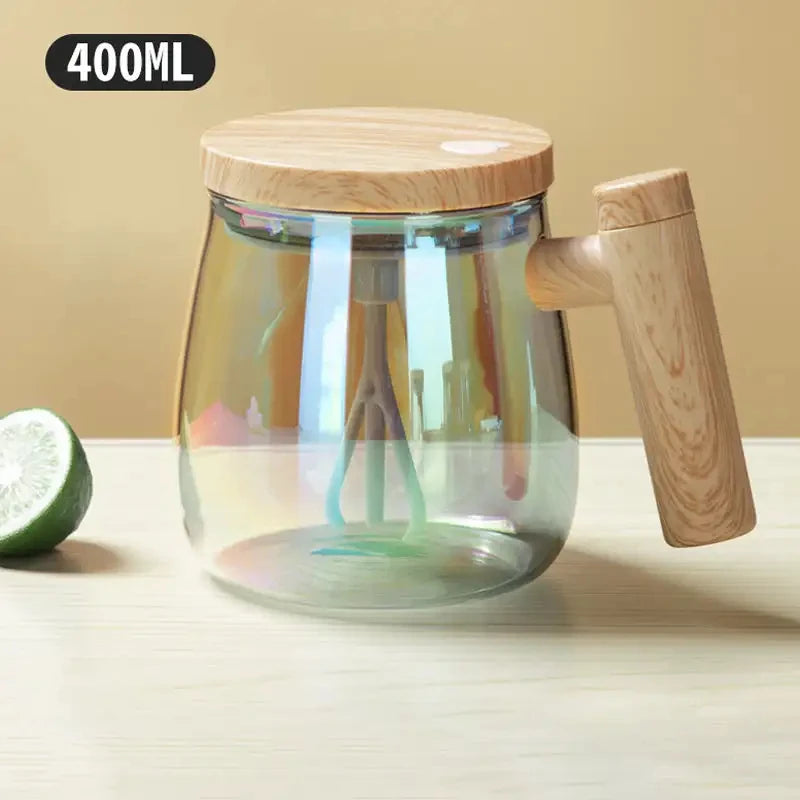 🔋 400ML Self-Stirring Electric Coffee Mug
