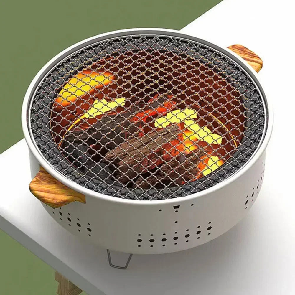 🔥 Portable Korean Charcoal BBQ Grill