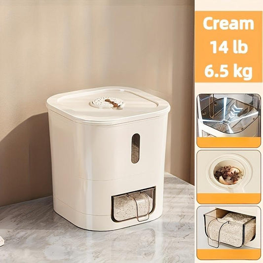 🍚 Large capacity & space-saving design