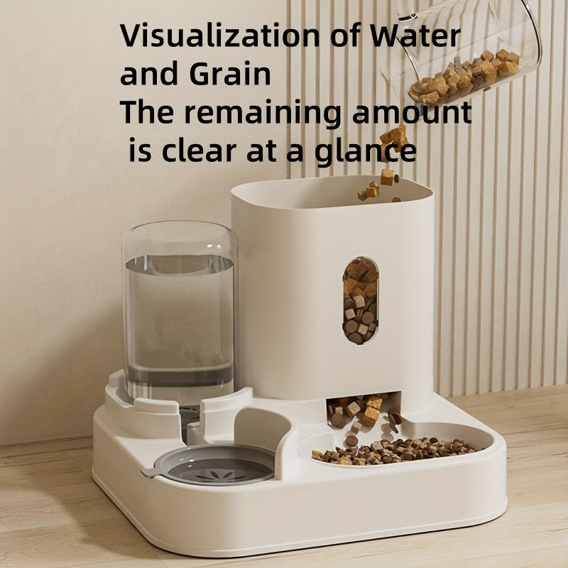 🐾 Universal Pet Feeder & Water Station – No Battery