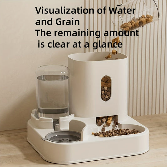 🐾 Universal Pet Feeder & Water Station – No Battery