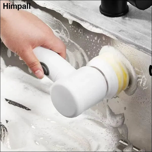 🌀 Multi-functional Electric Cleaning Brush for Kitchen & Bathroom