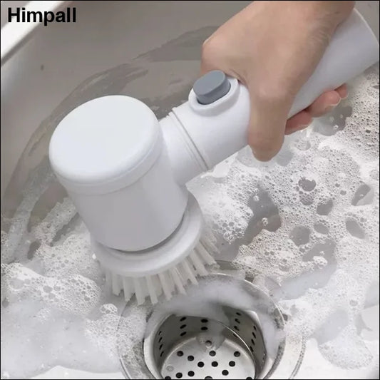 🌀 Multi-functional Electric Cleaning Brush for Kitchen & Bathroom