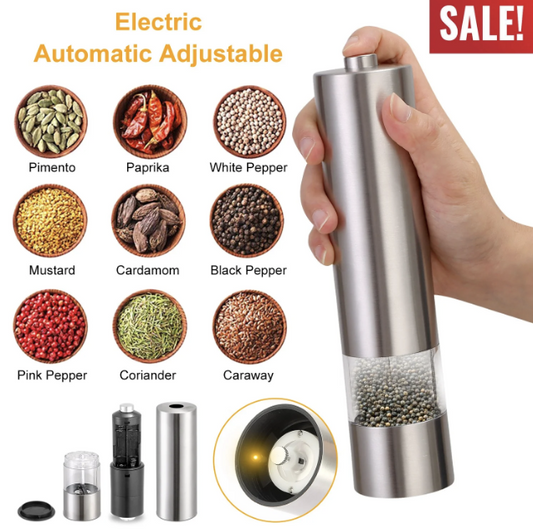 Electric Pepper Grinder (Salt/Spice Mill)