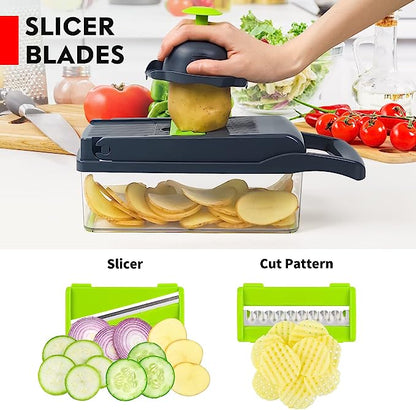 🔥 Multi-Functional Vegetable Cutter & Chopper