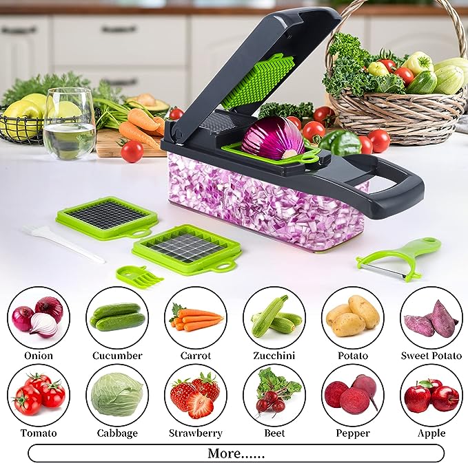 🔥 Multi-Functional Vegetable Cutter & Chopper